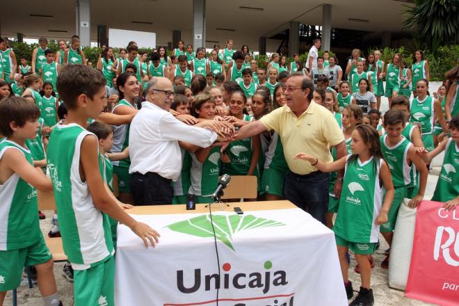 Manolo Rincón y Eduardo García, en el acto