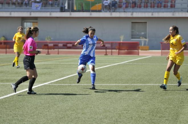 Paula anotó el primer gol (Foto: Málaga CF).