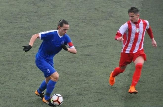 Ángel Recio, en un partido.