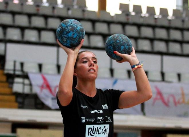 Nazaret, en un entrenamiento.