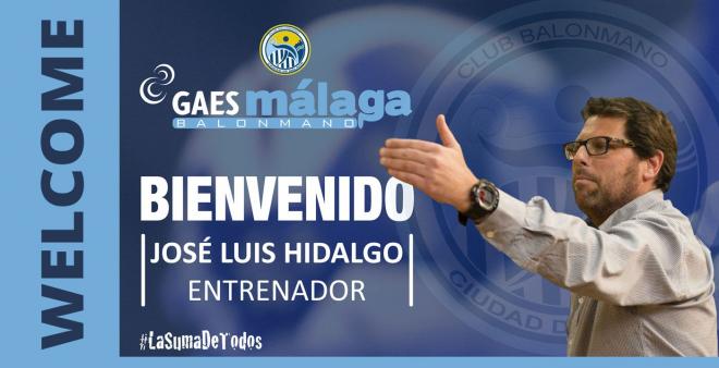José Luis Hidalgo, entrenador del GAES Málaga.