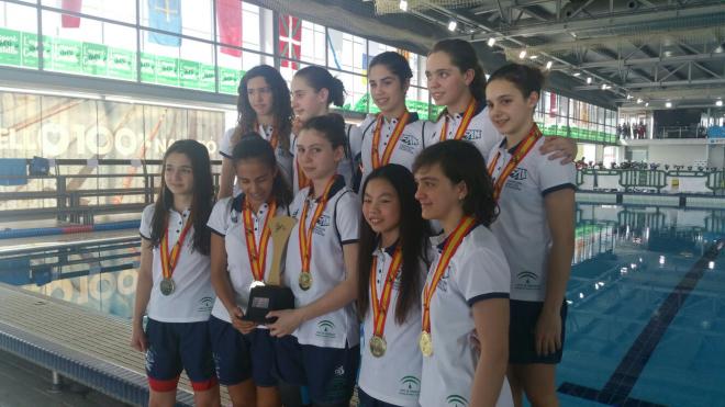 Las campeonas en Castellón.