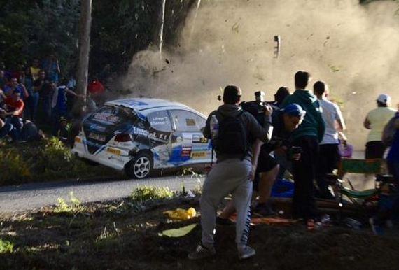 Grave impacto en el Rally de A Coruña.