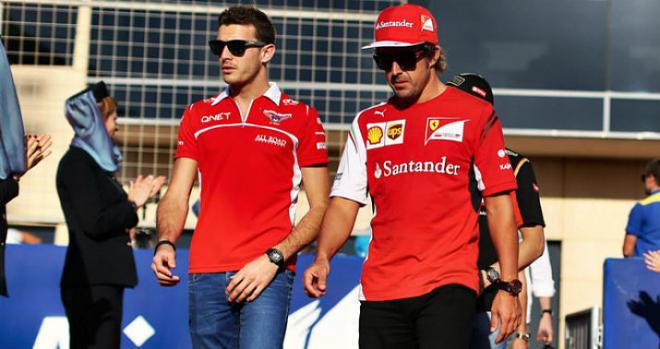 Alonso y Bianchi, dos buenos amigos.