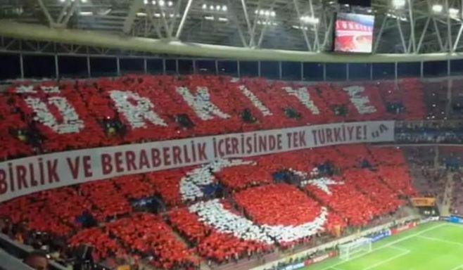 Espectacular el Ali Sami Yen para recibir al Atlético.