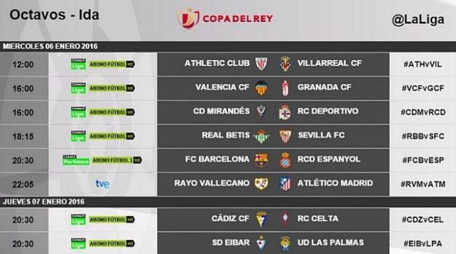 Comenzará con el Athletic-Villarreal.