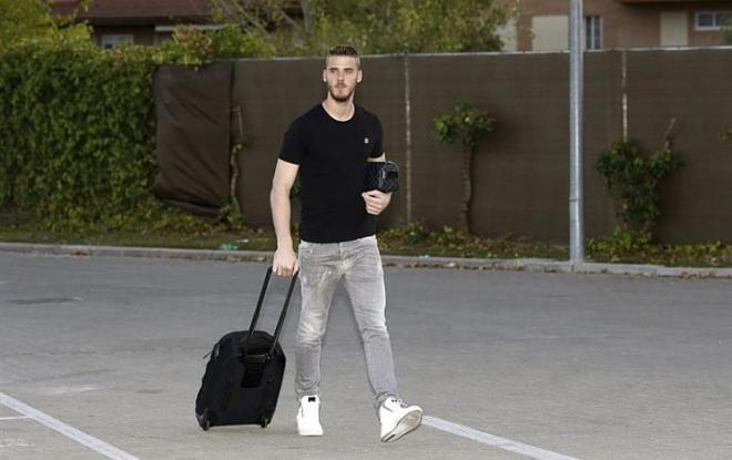 De Gea, ya en la concentración de la selección.