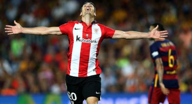 Aduriz debe estar disponible ante el Zilina.