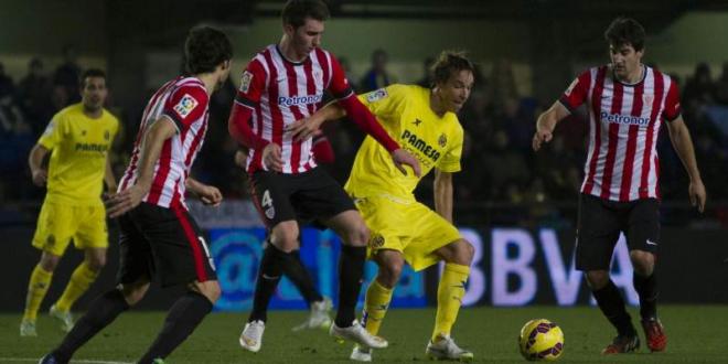 Villarreal y Athletic, en su duelo de la temporada pasada.