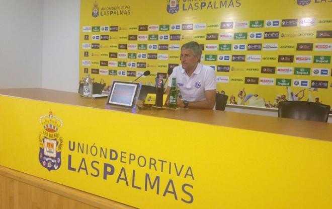 Setién analiza la previa ante el Villarreal (FOTO: UD Las Palmas).