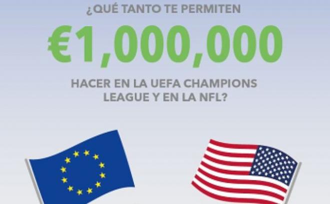 Con un millón de euros podríamos comprar un 0'03% del Real Madrid.