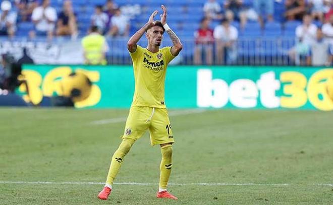 Samu Castillejo, durante un partido del Villarreal.