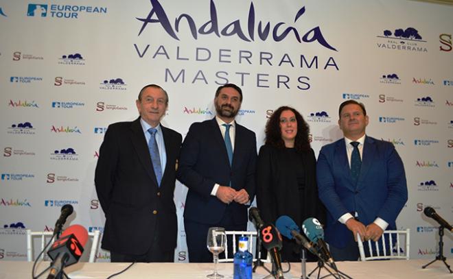 Presentación del Andalucía Valderrama Masters.