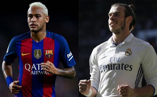 Dos cracks mundiales como Neymar y Bale.