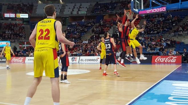 Acción del partido entre Baskonia y Morabanc Andorra.