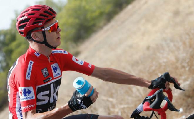 Froome, durante una etapa de La Vuelta.