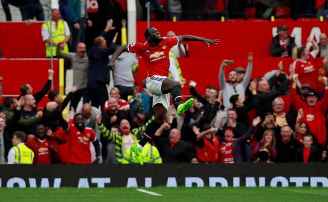 Lukaku celebra su gol ante sus ex.