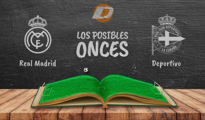 Los posibles onces del Real Madrid-Deportivo