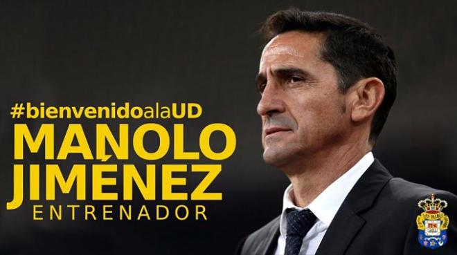 Manolo Jiménez, nuevo técnico de la UD Las Palmas-