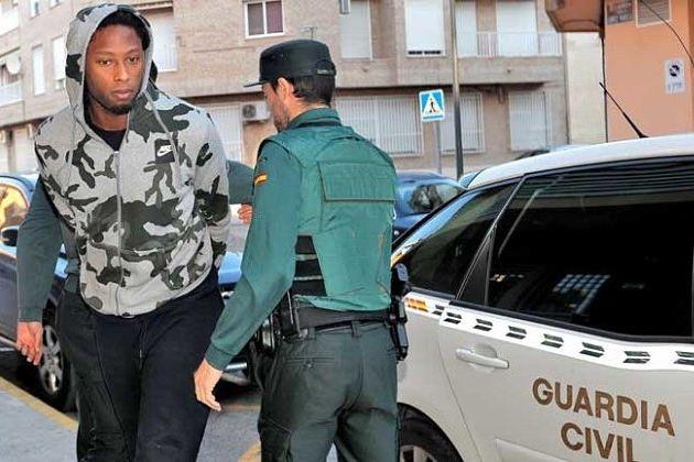 Rubén Semedo, tras ser detenido por la Guardia Civil.