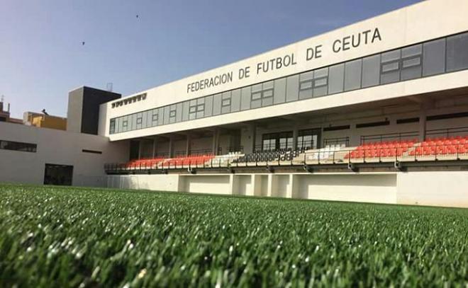 Estadio Emilio Cózar de Ceuta.