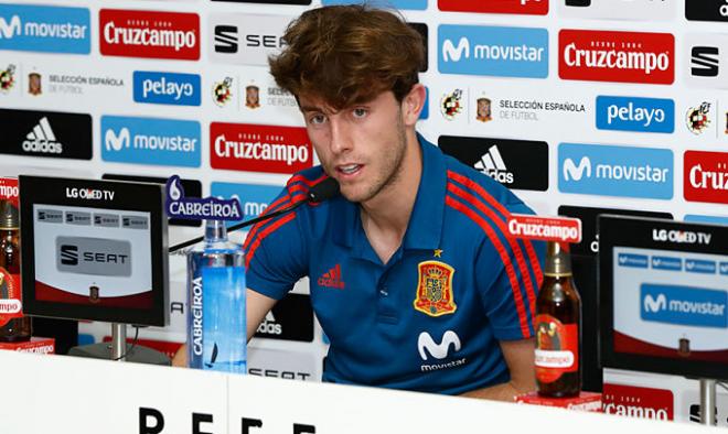 Odriozola, durante la rueda de prensa.