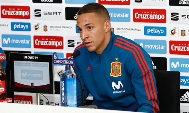 Rodrigo, en rueda de prensa.