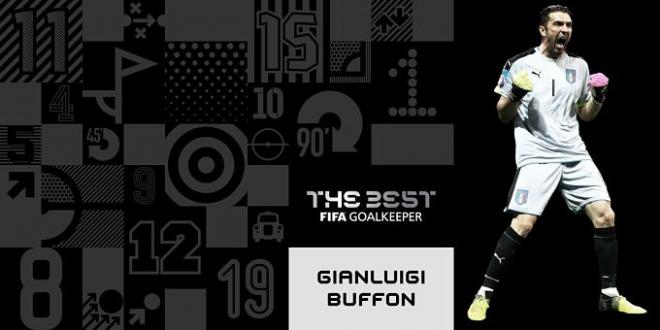 Gianluigi Buffon, premiado por la FIFA.