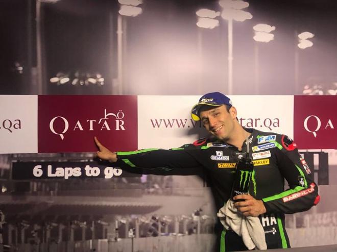 Zarco, durante el GP de Qatar.