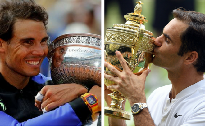 Nadal y Federer, los protagonistas de 2017.