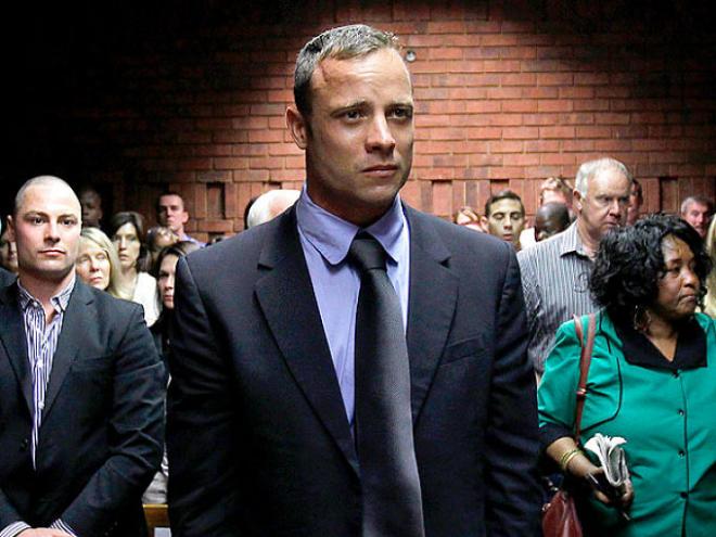 Pistorius, durante el juicio.