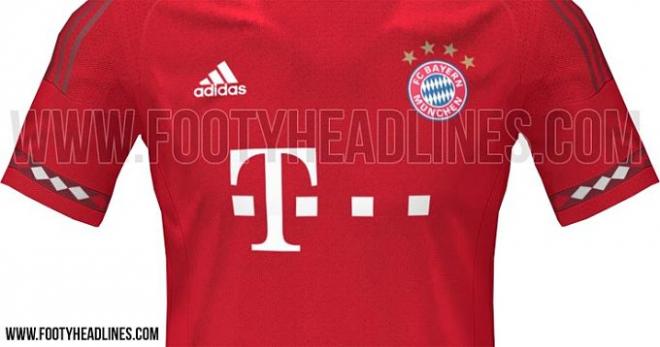 Así será la próxima camiseta del Bayern.
