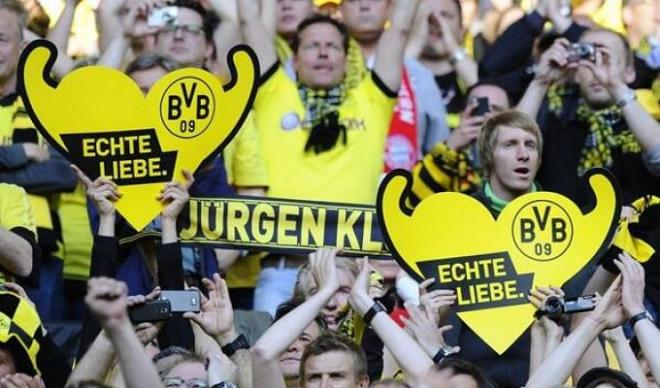 Una llamada peculiar de los aficionados de este club alemán.