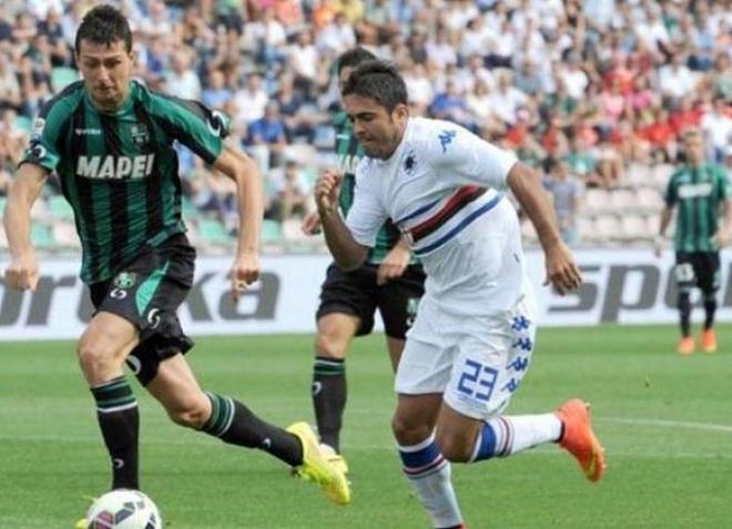Acerbi, en el partido ante la Sampdoria.