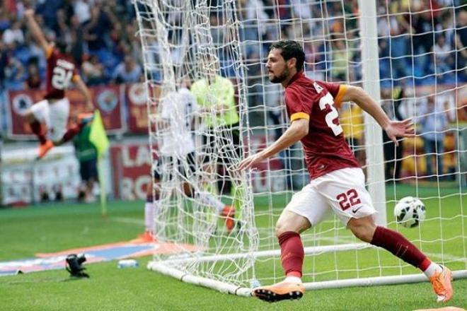 Destro marcó el primer gol de la Roma.
