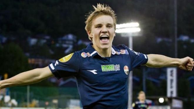 Ödegaard, un chico prodigio de Noruega.