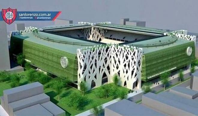 Así será el nuevo estadio de San Lorenzo.