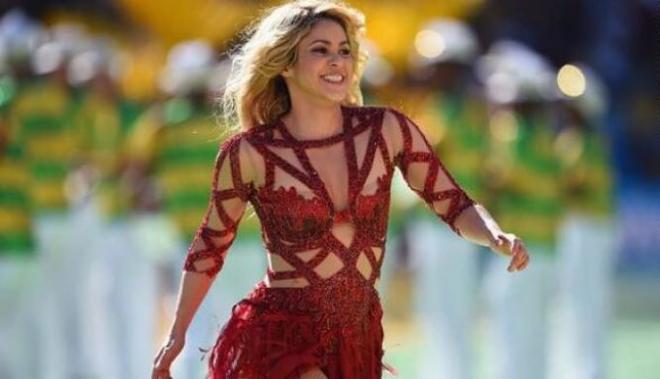 Shakira, en la ceremonia de clausura.