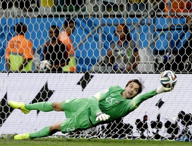 Krul fue decisivo en la tanda de penaltis ante Costa Rica.