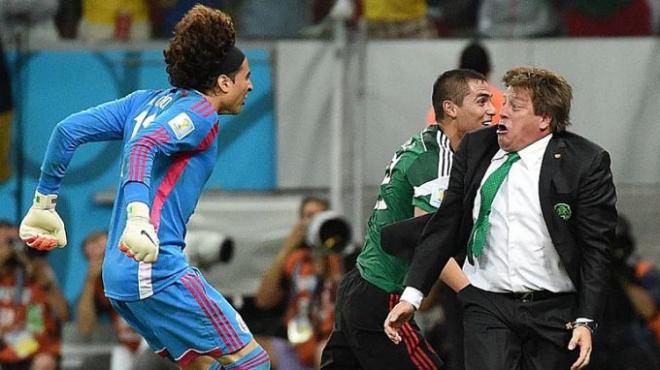 Miguel Herrera y Ochoa, la escena del campeonato.