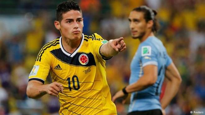 James Rodríguez, una de las estrellas del Mundial.