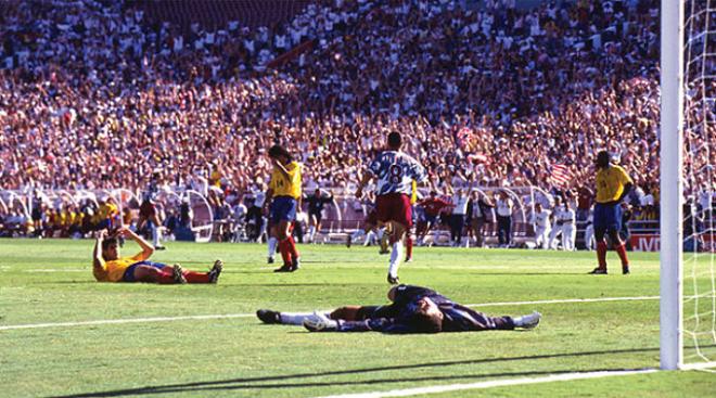 El autogol de Escobar en el Mundial de Estados Unidos.