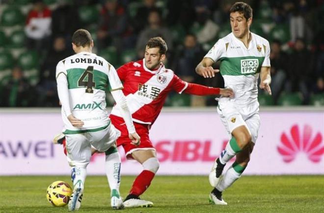 Baptistao durante el partido ante el Elche.