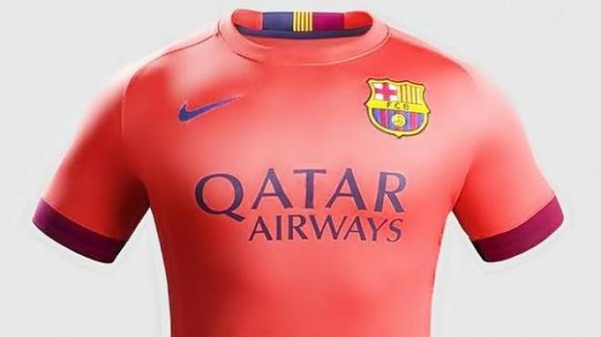 Así será la segunda camiseta del Barcelona.