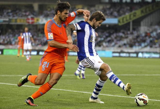 Partido de ida Real Sociedad-Valencia.