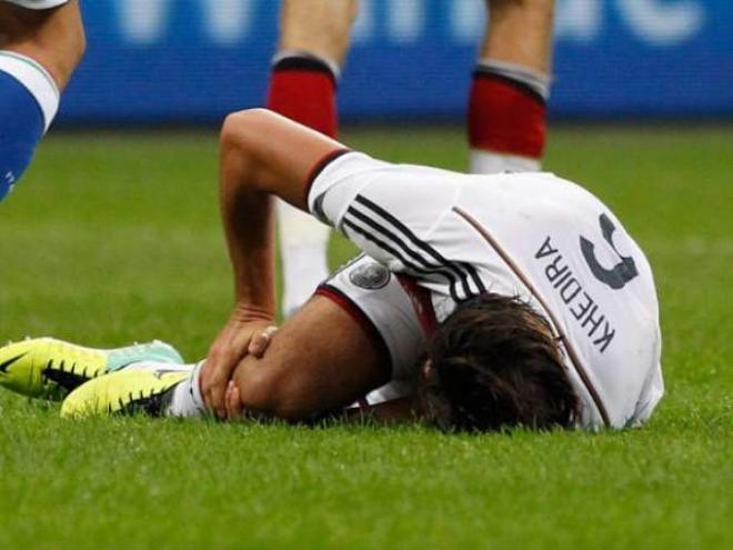 El alemán en el momento de su lesión.