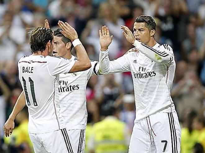 Cristiano, Bale y James, claves para volver a la victoria.