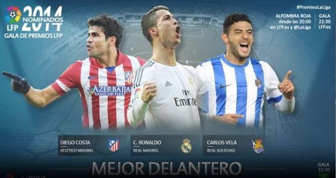 Los tres nominados por la LFP.