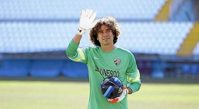 Ochoa, guardameta del Málaga, todavía no ha debutado.