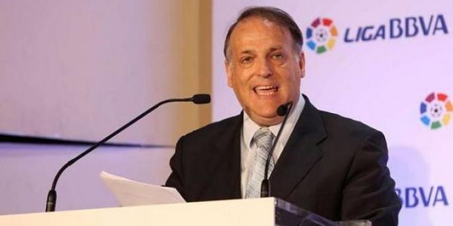 Javier Tebas, presidente de la Liga de Fútbol Profesional.